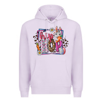 Lilac hip hop Premium Hoodie - CowhideDigitalArt