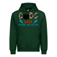 Foreset Green dads with beards are better Urban Hoodie - JahusDesignShop