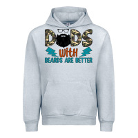 Heather Grey dads with beards are better Urban Hoodie - JahusDesignShop