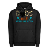 Pigment Black dads with beards are better Urban Hoodie - JahusDesignShop