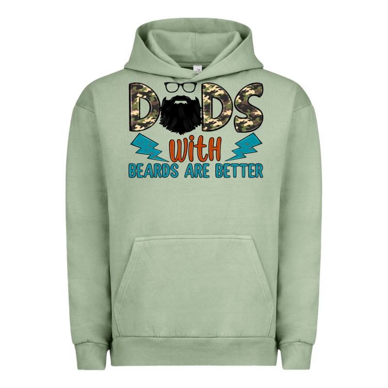 Dads With Beards Are Better Urban Hoodie by JahusDesignShop | Teevron