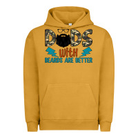 Pigment Peanut Butter dads with beards are better Urban Hoodie - JahusDesignShop