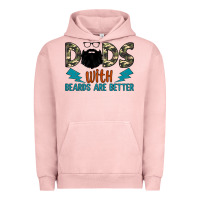 Pigment Salmon dads with beards are better Urban Hoodie - JahusDesignShop