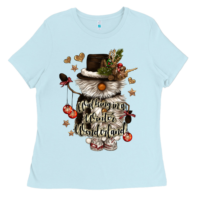 Walking In A Winter Wonderland Ladies Tee by CowGirlArtShop | Teevron