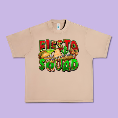 Fiesta Squad Urban Heavy Tee Designed By Fadigitalartstudio