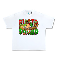 White Fiesta squad Urban Heavy Tee - FaDigitalArtStudio