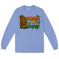 Colony Blue Howdy go lucky st. patricks day Long Sleeve Tee - FaDigitalArtStudio