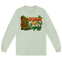 Matcha Howdy go lucky st. patricks day Long Sleeve Tee - FaDigitalArtStudio