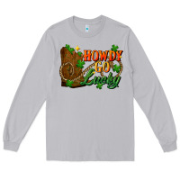 Moon Dust Howdy go lucky st. patricks day Long Sleeve Tee - FaDigitalArtStudio