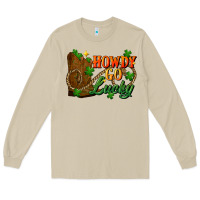 Mushroom Howdy go lucky st. patricks day Long Sleeve Tee - FaDigitalArtStudio