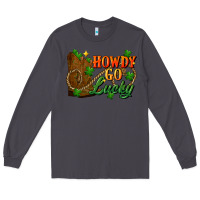 Smoke Howdy go lucky st. patricks day Long Sleeve Tee - FaDigitalArtStudio