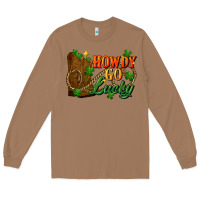 Toasted Coconut Howdy go lucky st. patricks day Long Sleeve Tee - FaDigitalArtStudio