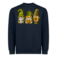 Navy sunflower gnomies Heavyweight Sweatshirt - BarkalooDesign