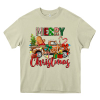Mossy merry christmas gingerbread truck Heavy Core Tee - texasbilliewilder
