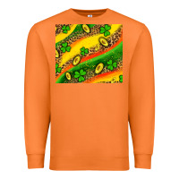 Carrot st patricks coin and shamrock Premium Sweatshirt - AdoDesignShop