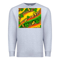 Heather Grey st patricks coin and shamrock Premium Sweatshirt - AdoDesignShop