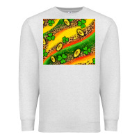 Oatmeal Heather st patricks coin and shamrock Premium Sweatshirt - AdoDesignShop
