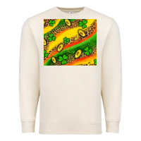 Sandshell st patricks coin and shamrock Premium Sweatshirt - AdoDesignShop