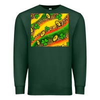 Sports Green st patricks coin and shamrock Premium Sweatshirt - AdoDesignShop