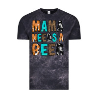 Cloud Black Mama Needs a Beer Vintage Tee - CowCowDesign