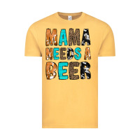 Vintage Mustard Mama Needs a Beer Vintage Tee - CowCowDesign