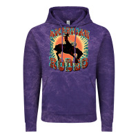 Cloud Purple American rodeo Vintage Hoodie - FaDigitalArtStudio
