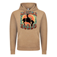 Vintage Coffee American rodeo Vintage Hoodie - FaDigitalArtStudio