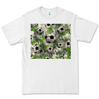 White Soccer tumbler Premium Tee - HowdyJamesFarm