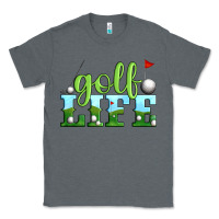 Charcoal Heather golf life Classic Tee - Artiststas