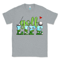 Heather Grey golf life Classic Tee - Artiststas