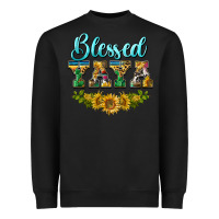 Black blessed yaya Heavyweight Sweatshirt - BarkalooDesign