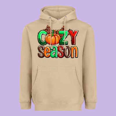 Cozy Season With Fall Colors Palette And Pumpkin Heavyweight Hoodie Designed By Adodesignshop