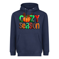 Navy cozy season with fall colors palette and pumpkin Heavyweight Hoodie - AdoDesignShop