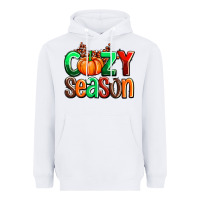 White cozy season with fall colors palette and pumpkin Heavyweight Hoodie - AdoDesignShop