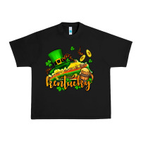 Black St. Patrick's Kentucky map Urban Heavy Tee - OliviaCreatesArt