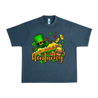 Midnight Navy St. Patrick's Kentucky map Urban Heavy Tee - OliviaCreatesArt