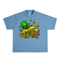 Pebble Blue St. Patrick's Kentucky map Urban Heavy Tee - OliviaCreatesArt