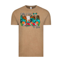 Vintage Coffee Glitter Dirt Mama Of Both Cow Flowers Vintage Tee - CowCowDesign