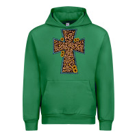 Emerald leopard sunflower cross Urban Hoodie - JahusDesignShop