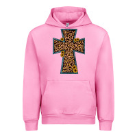 Fuchsia Pink leopard sunflower cross Urban Hoodie - JahusDesignShop