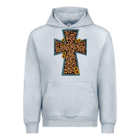 Heather Grey leopard sunflower cross Urban Hoodie - JahusDesignShop