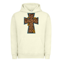 Pigment Pistachio leopard sunflower cross Urban Hoodie - JahusDesignShop