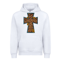 White leopard sunflower cross Urban Hoodie - JahusDesignShop