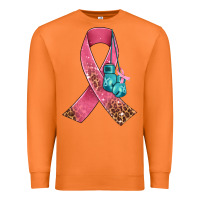 Carrot cancer ribbon and boxing gloves Premium Sweatshirt - AdoDesignShop