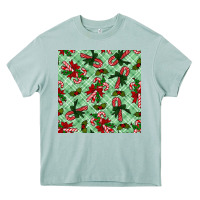 Arona Christmas candy cane Heavy Core Tee - NancyCooperArtShop