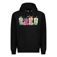 Black easter day coffee gnome Premium Hoodie - CowhideDigitalArt