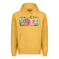 Mustard easter day coffee gnome Premium Hoodie - CowhideDigitalArt
