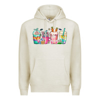 Oatmeal Heather easter day coffee gnome Premium Hoodie - CowhideDigitalArt