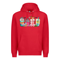 Red easter day coffee gnome Premium Hoodie - CowhideDigitalArt