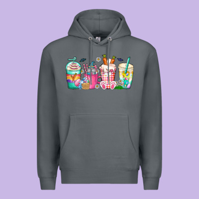 Easter Day Coffee Gnome Premium Hoodie Designed By Cowhidedigitalart